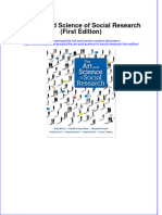 The Art and Science of Social Research First Edition