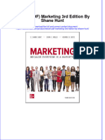 Ebook PDF Marketing 3rd Edition by Shane Hunt