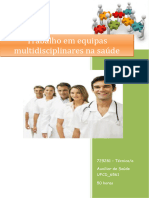UFCD - 6561 - Trabalho em Equipas Multidisciplinares Na Saúde