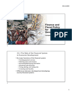 Lecture 14. Finance and Fiscal Policy For Development