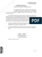 MINERA TRES VALLES ARJ 2022, Se Da Cuenta Prorroga Cuotas de Pago