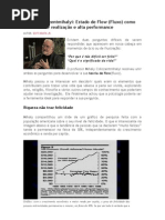 Estado de FLOW - Mihaly Csikszentmihalyi