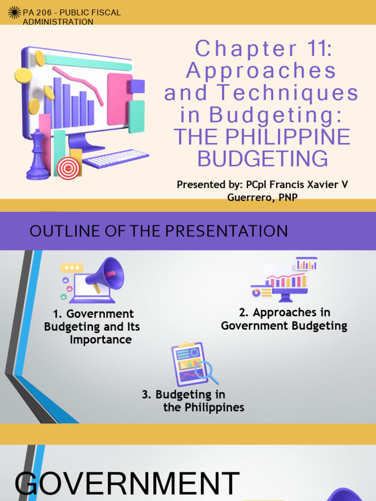 Chapter 11 Approaches And Techniques In Budgeting The Philippine