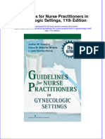 Guidelines For Nurse Practitioners in Gynecologic Settings 11th Edition