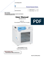 User Manual: Precise Vacuum Ovens