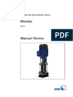 Bomba de Alta Pressão Inline. Movitec. 60 Hz. Manual Técnico