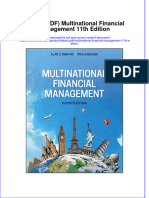 Ebook PDF Multinational Financial Management 11th Edition