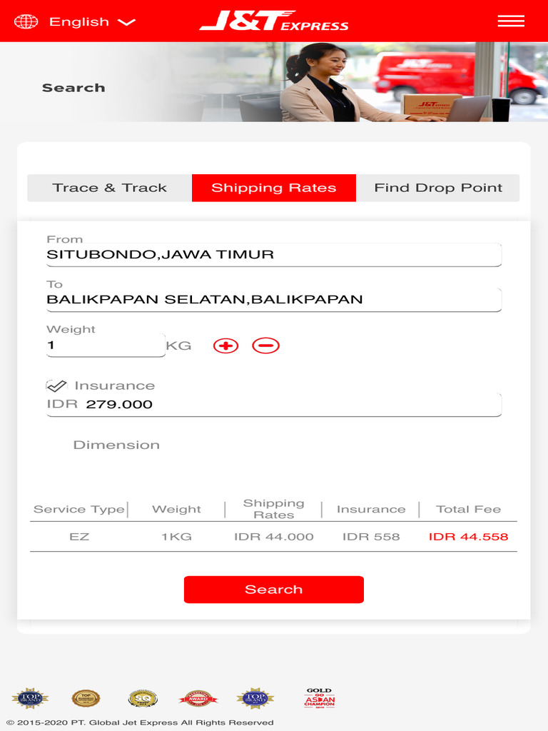 J&T Express Tariff Overview for Balikpapan | PDF