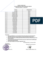 Jadwal Senam 2024