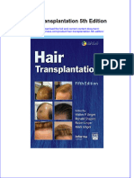 Hair Transplantation 5th Edition