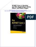 Pro ASP Net Core 3 Develop Cloud Ready Web Applications Using MVC Blazor and Razor Pages