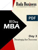 Reading Material - Day 3 - Strategy For Success