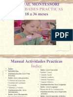 Manual Montessori Actividades Practicas