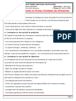 Chapitre 2 Classification Et Formes Juridiques Des Entreprises 2023-GPL