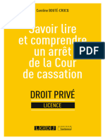 Savoir Lire Et Comprendre Un Arrêt