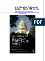 Handbook of Education Politics and Policy 2nd Edition Ebook PDF Version