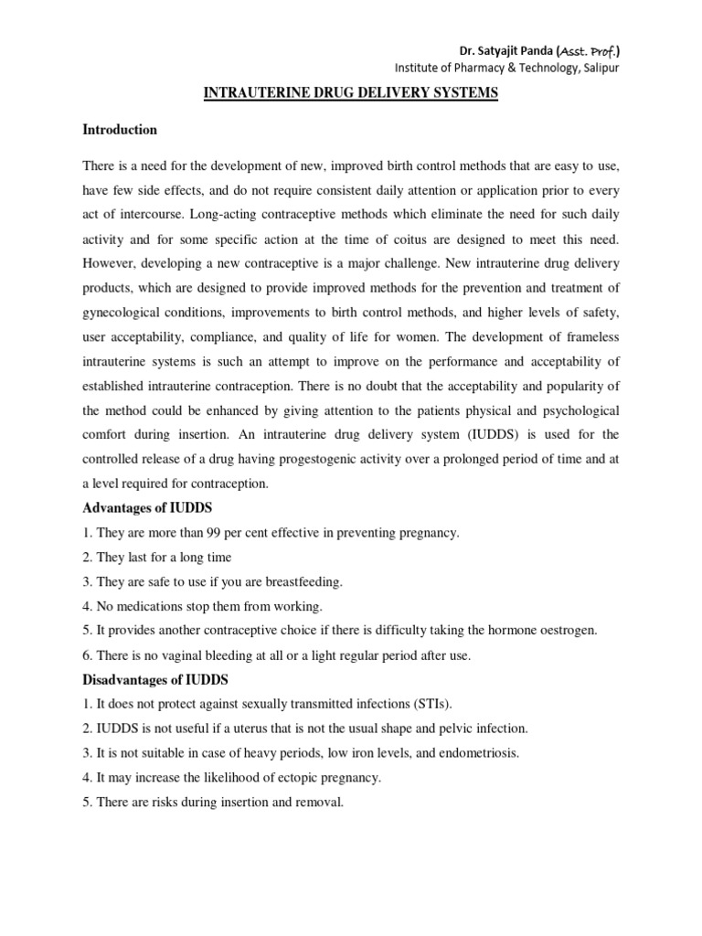 IUDs | PDF