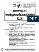 FOLEXM - Examen de Mayo 2023