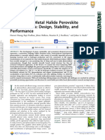 Review Solar Driver Matal Halide Perovskite For Photocatalysis