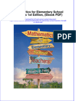 Mathematics For Elementary School Teachers 1st Edition Ebook PDF
