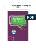 Ebook PDF Practically Speaking 3rd Edition