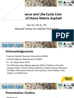 Performance and Life-Cycle Cost Benefits of SMA - Yin