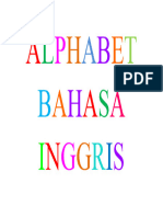 Alphabet Bahasa Inggris