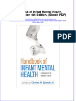 Handbook of Infant Mental Health Fourth Edition 4th Edition Ebook PDF