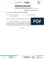 Memorandum N-0028 - Responsable Del Programa de Niño e Inmunizaciones