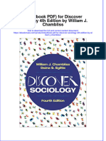 Etextbook PDF For Discover Sociology 4th Edition by William J Chambliss
