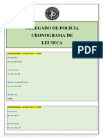 Cronograma Letra de Lei Seca