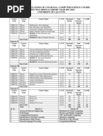 Calcutta University Syllabus Masters of Computer Science