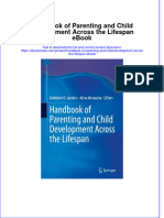 Handbook of Parenting and Child Development Across The Lifespan Ebook