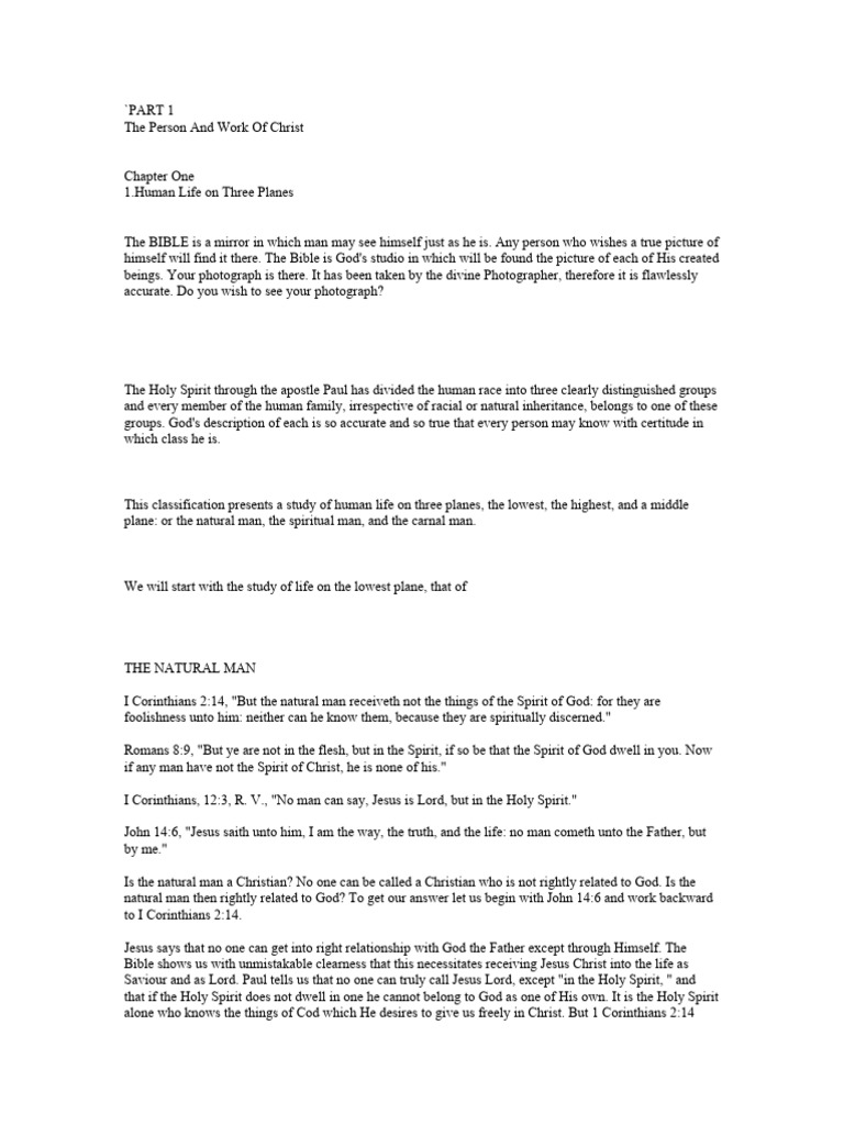The Person and Work of Christ - Ruth Paxson | PDF | Jesus | Epistle To ...