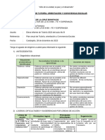 Modelo de Informe de Tutoría