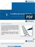 Certificación y Devengado