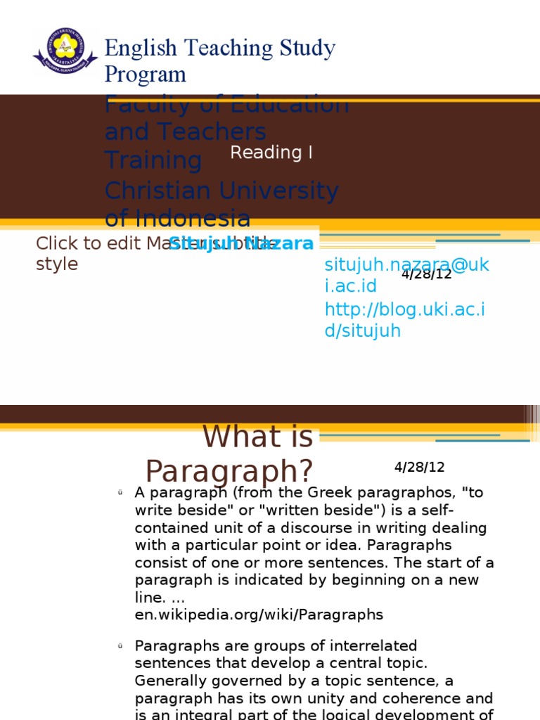 Understanding Paragraph Paragraph Green Tea