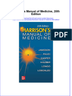 Harrisons Manual of Medicine 20th Edition