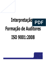 Treinamento Interpretação e Formação de Auditores - ISO 9001.2008