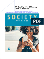 Ebook PDF Society 15th Edition by John J Macionis