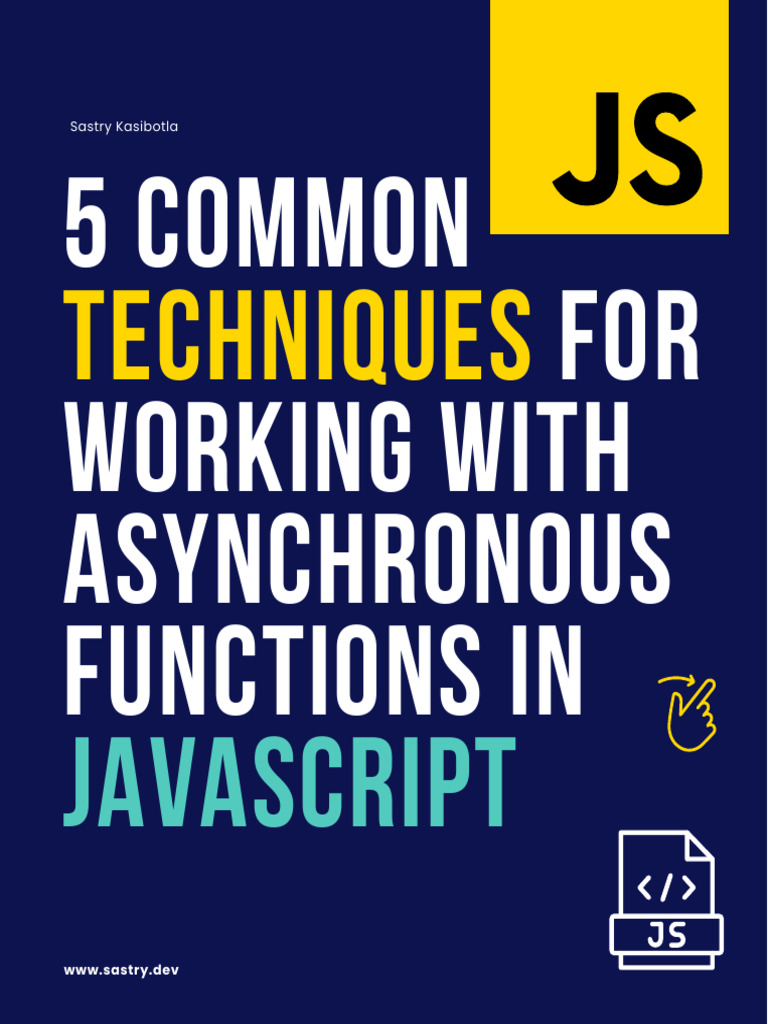 5 Common Asynchronous Functions in JavaScript | PDF