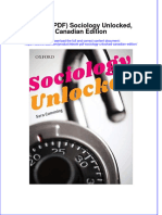 Ebook PDF Sociology Unlocked Canadian Edition