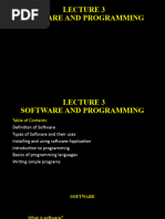 Ict Lecture 3 Software & Programming