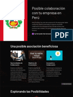 Posible Colaboracion Con Tu Empresa en Peru