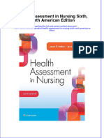 Health Assessment in Nursing Sixth North American Edition