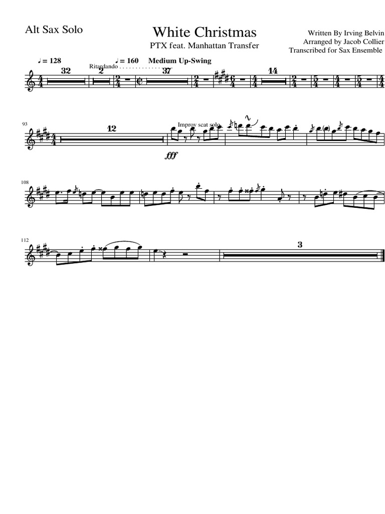 Alt Sax Solo | PDF