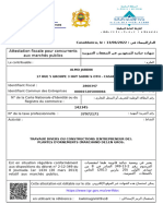 Attestation Fiscal