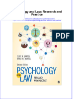 Psychology and Law Research and Practice