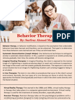 Behavior Therapies