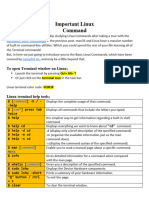 Important Linux Commands